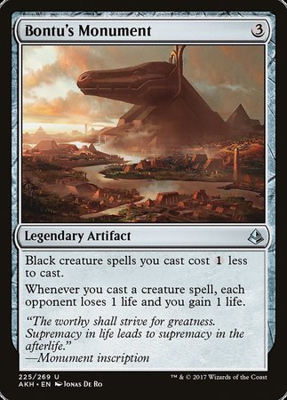 Bontu's Monument [Amonkhet] | Dumpster Cat Games