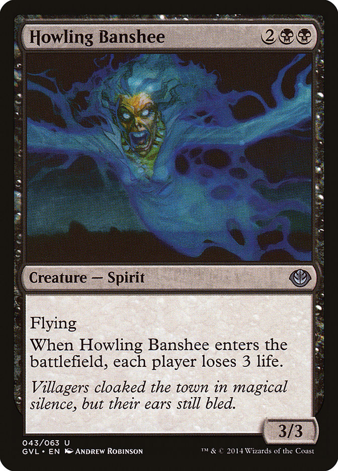 Howling Banshee (Garruk vs. Liliana) [Duel Decks Anthology] | Dumpster Cat Games