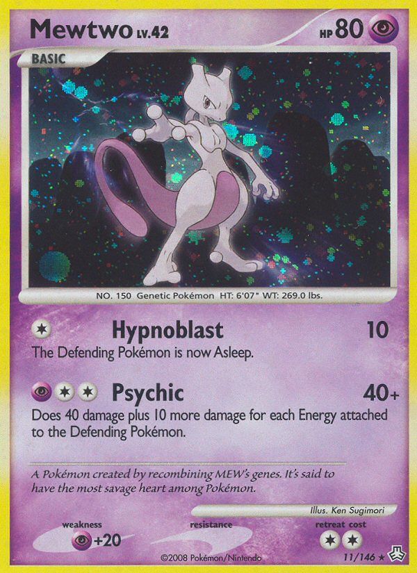 Mewtwo (11/146) [Diamond & Pearl: Legends Awakened] | Dumpster Cat Games