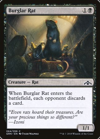 Burglar Rat [Guilds of Ravnica] | Dumpster Cat Games