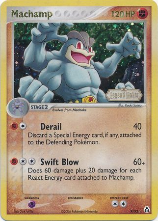 Machamp (9/92) (Stamped) [EX: Legend Maker] | Dumpster Cat Games