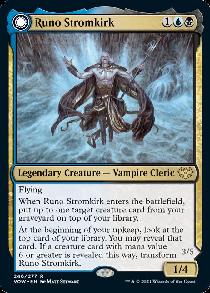 Runo Stromkirk // Krothuss, Lord of the Deep [Innistrad: Crimson Vow] | Dumpster Cat Games