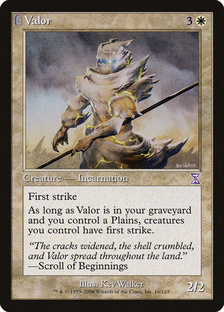 Valor [Time Spiral Timeshifted] | Dumpster Cat Games