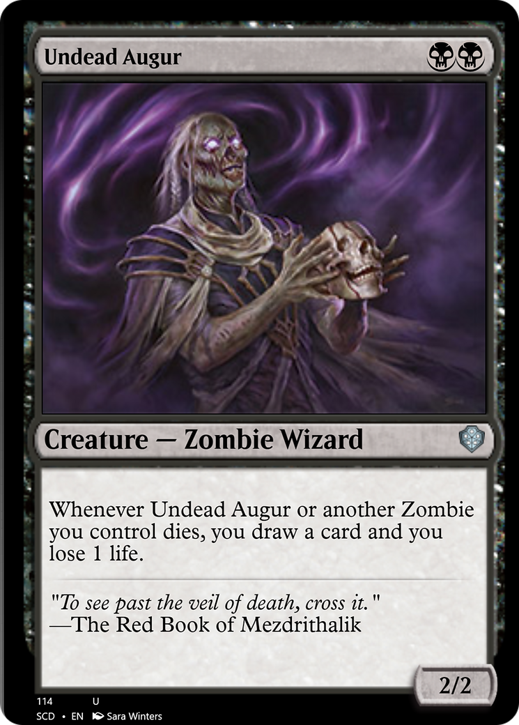 Undead Augur [Starter Commander Decks] | Dumpster Cat Games