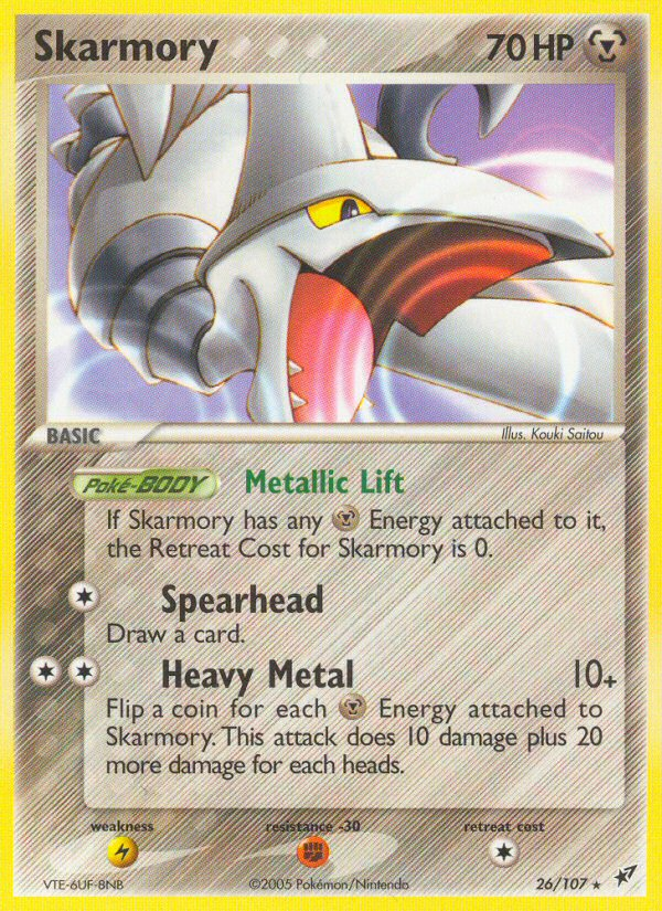 Skarmory (26/107) [EX: Deoxys] | Dumpster Cat Games