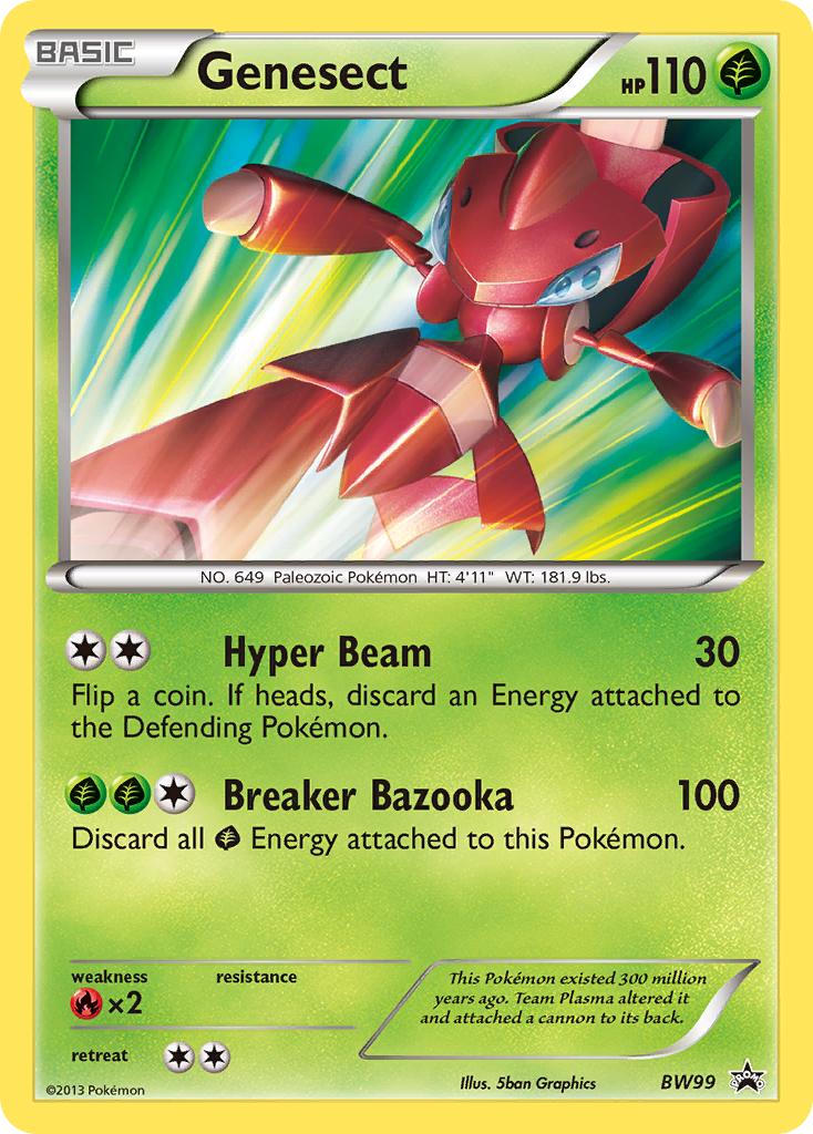 Genesect (BW99) [Black & White: Black Star Promos] | Dumpster Cat Games