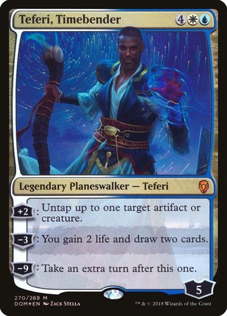 Teferi, Timebender [Dominaria] | Dumpster Cat Games