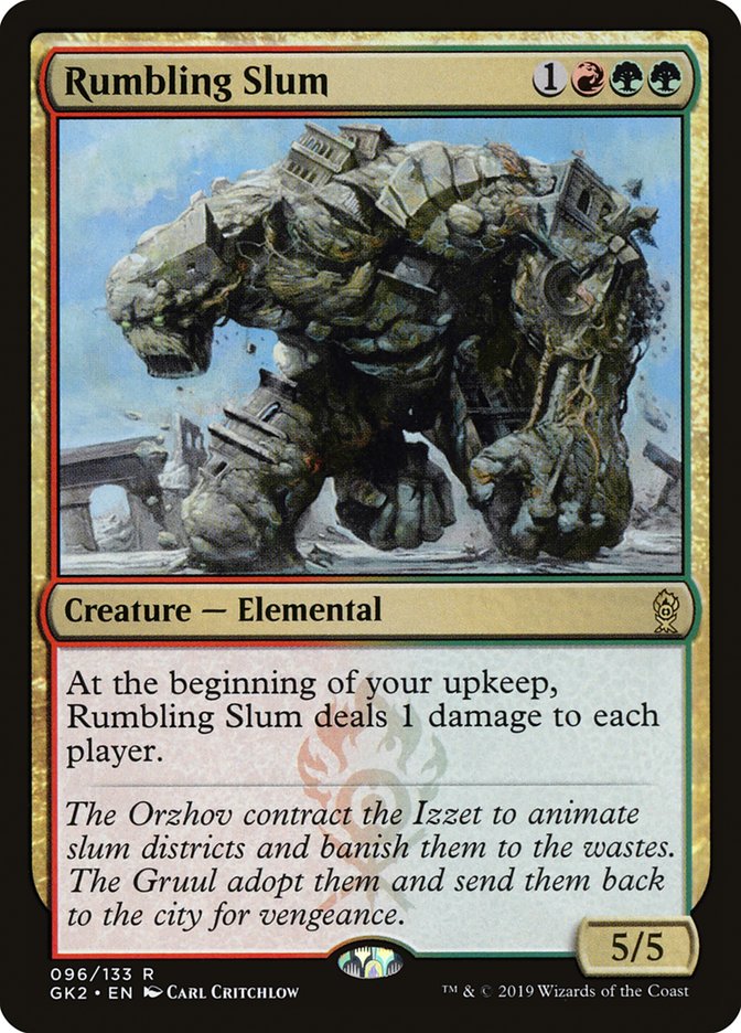 Rumbling Slum [Ravnica Allegiance Guild Kit] | Dumpster Cat Games