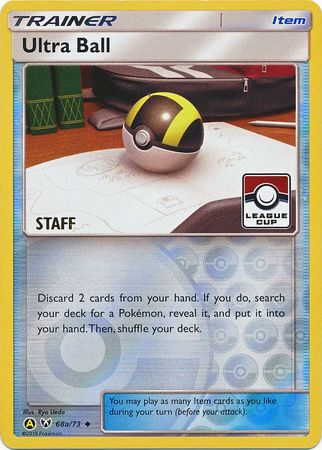 Ultra Ball (68a/73) (League Promo Staff) [Sun & Moon: Shining Legends] | Dumpster Cat Games