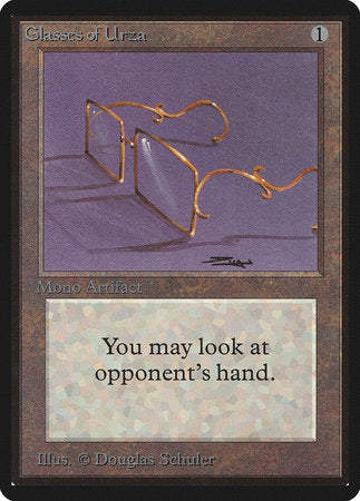 Glasses of Urza [Limited Edition Beta] | Dumpster Cat Games
