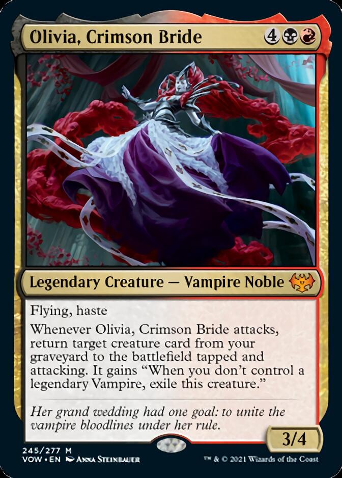 Olivia, Crimson Bride [Innistrad: Crimson Vow] | Dumpster Cat Games