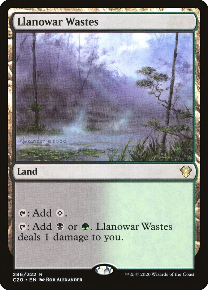 Llanowar Wastes [Commander 2020] | Dumpster Cat Games