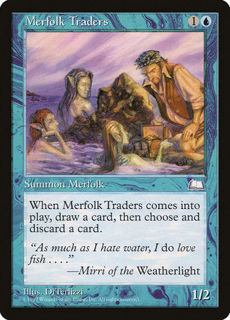 Merfolk Traders [Weatherlight] | Dumpster Cat Games