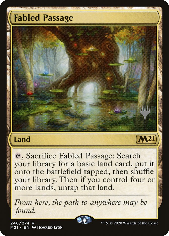 Fabled Passage (Promo Pack) [Core Set 2021 Promos] | Dumpster Cat Games