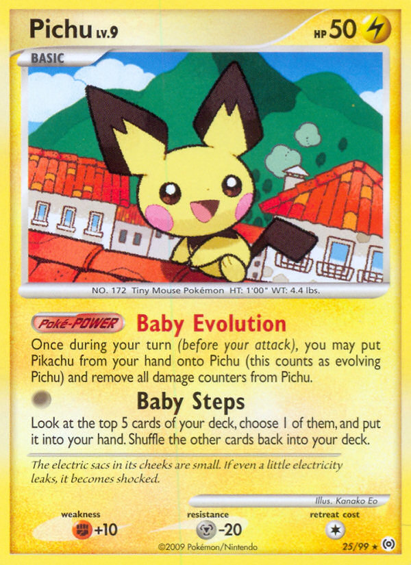 Pichu (25/99) [Platinum: Arceus] | Dumpster Cat Games