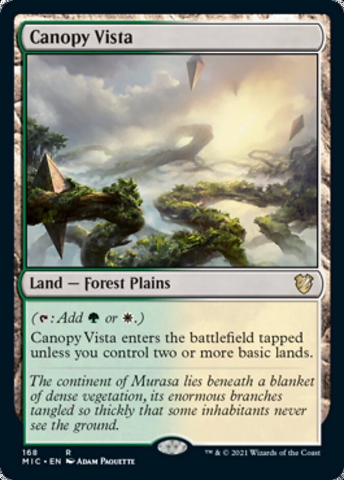 Canopy Vista [Innistrad: Midnight Hunt Commander] | Dumpster Cat Games