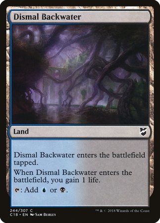 Dismal Backwater [Commander 2018] | Dumpster Cat Games