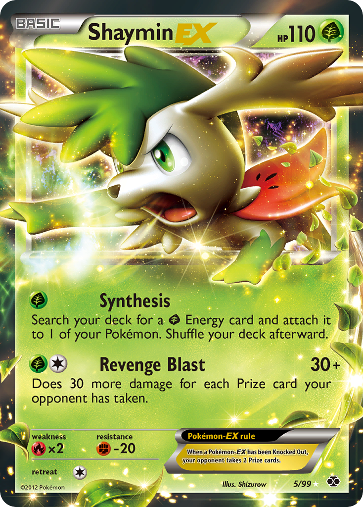 Shaymin EX (5/99) [Black & White: Next Destinies] | Dumpster Cat Games