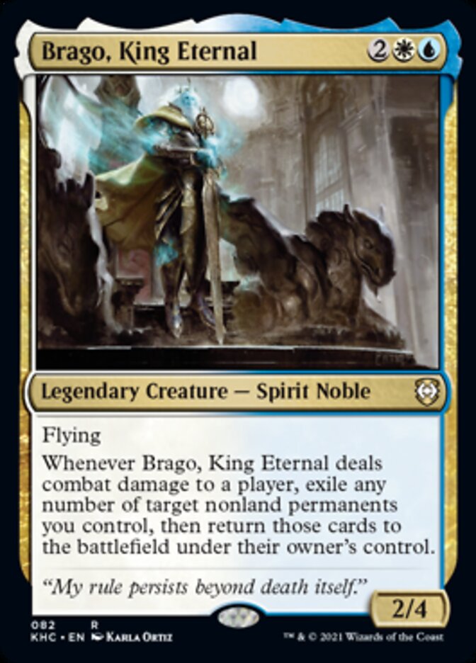 Brago, King Eternal [Kaldheim Commander] | Dumpster Cat Games