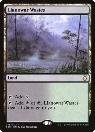 Llanowar Wastes [Commander 2019] | Dumpster Cat Games