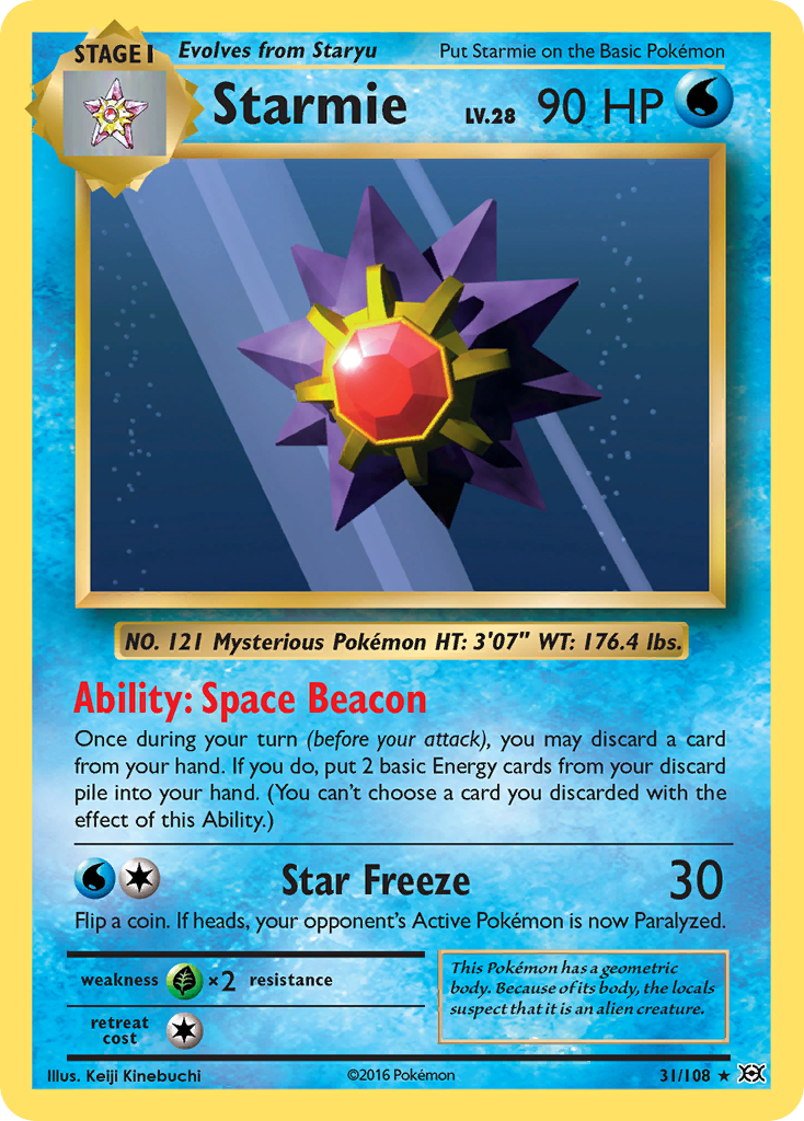 Starmie (31/108) [XY: Evolutions] | Dumpster Cat Games