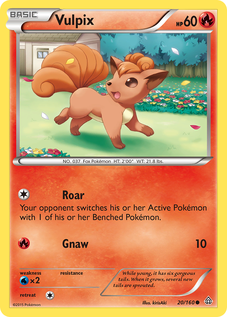 Vulpix (20/160) [XY: Primal Clash] | Dumpster Cat Games