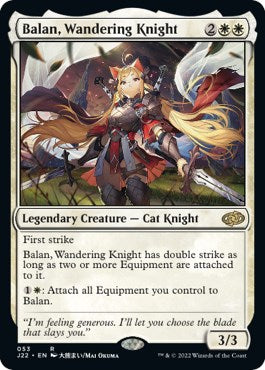 Balan, Wandering Knight [Jumpstart 2022] | Dumpster Cat Games