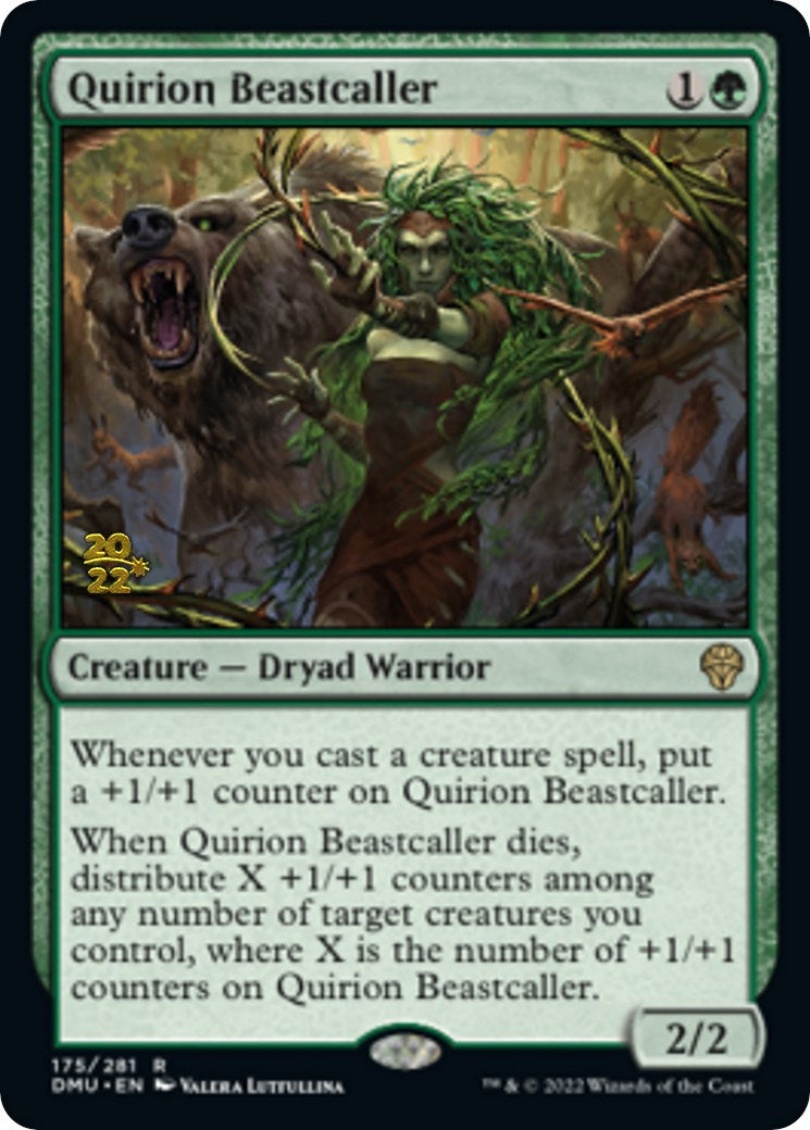 Quirion Beastcaller [Dominaria United Prerelease Promos] | Dumpster Cat Games