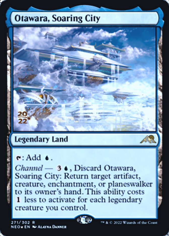 Otawara, Soaring City [Kamigawa: Neon Dynasty Prerelease Promos] | Dumpster Cat Games