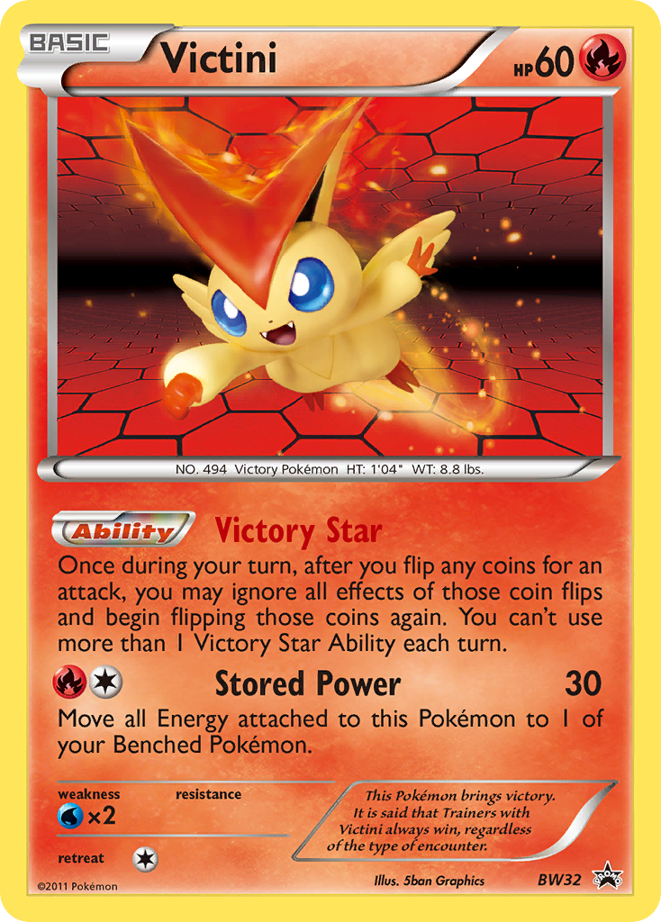 Victini (BW32) [Black & White: Black Star Promos] | Dumpster Cat Games