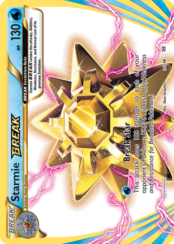 Starmie BREAK (32/108) [XY: Evolutions] | Dumpster Cat Games