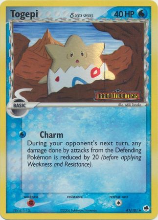 Togepi (41/101) (Delta Species) (Stamped) [EX: Dragon Frontiers] | Dumpster Cat Games