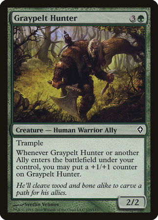 Graypelt Hunter [Worldwake] | Dumpster Cat Games