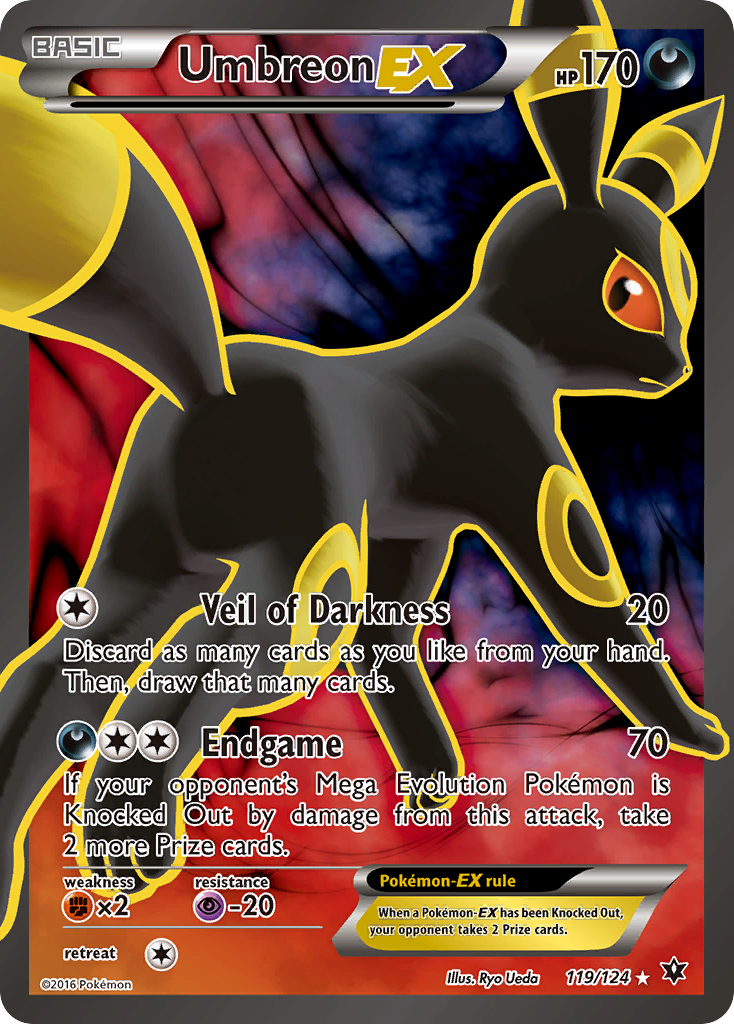 Umbreon EX (119/124) [XY: Fates Collide] | Dumpster Cat Games