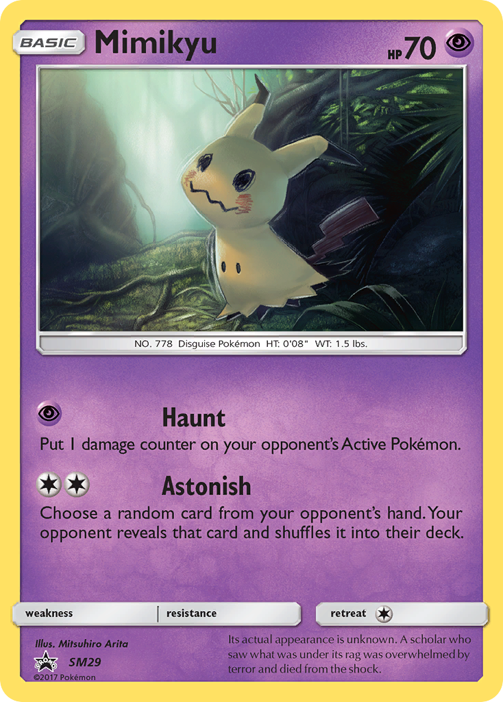 Mimikyu (SM29) [Sun & Moon: Black Star Promos] | Dumpster Cat Games