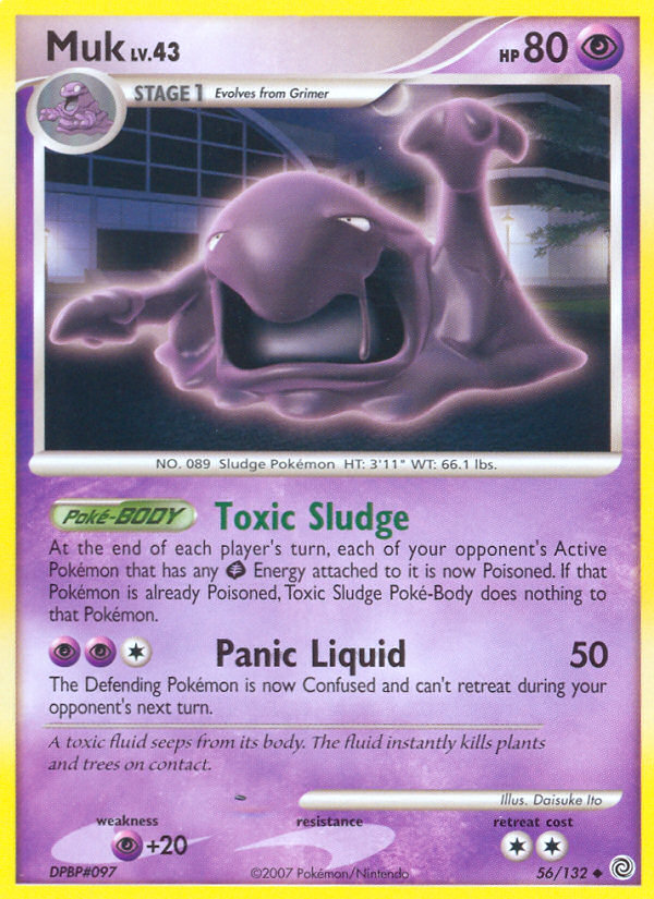 Muk (56/132) [Diamond & Pearl: Secret Wonders] | Dumpster Cat Games