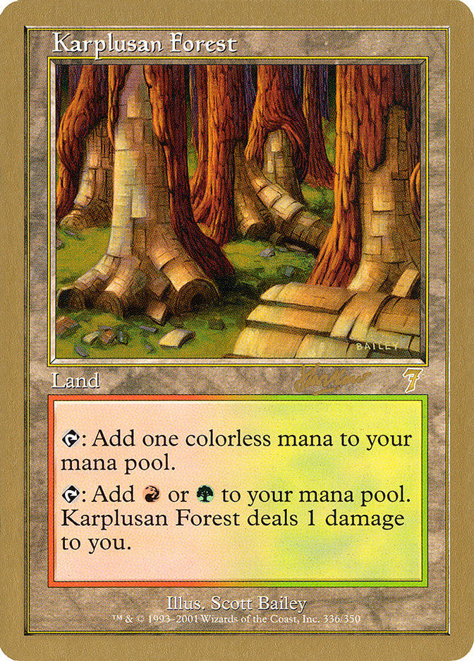 Karplusan Forest (Sim Han How) [World Championship Decks 2002] | Dumpster Cat Games