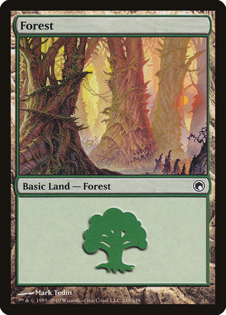 Forest (249) [Scars of Mirrodin] | Dumpster Cat Games