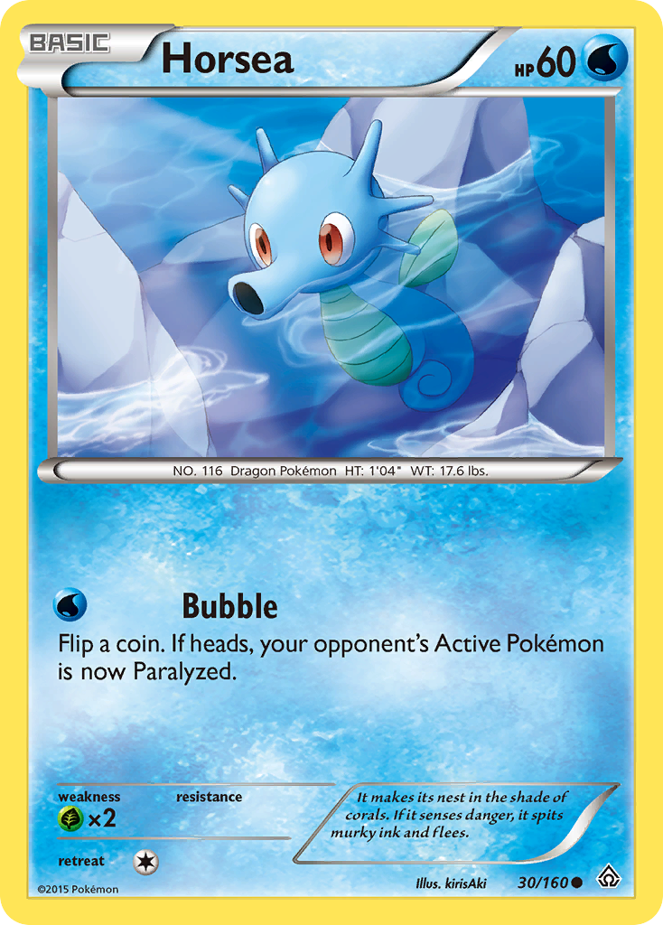 Horsea (30/160) [XY: Primal Clash] | Dumpster Cat Games