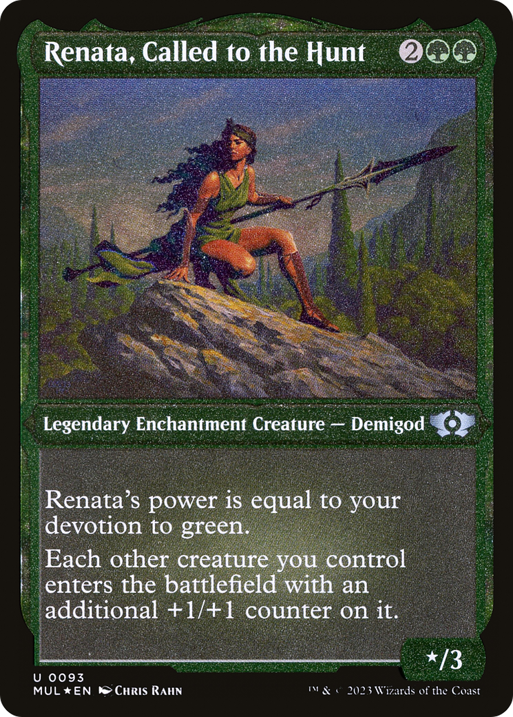 Renata, Called to the Hunt (Foil Etched) [Multiverse Legends] | Dumpster Cat Games