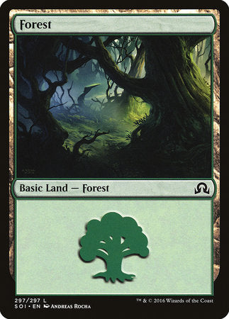 Forest (297) [Shadows over Innistrad] | Dumpster Cat Games