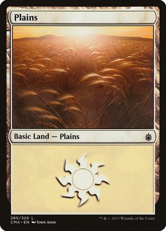 Plains (285) [Commander Anthology] | Dumpster Cat Games