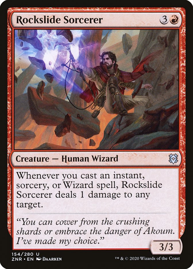 Rockslide Sorcerer [Zendikar Rising] | Dumpster Cat Games