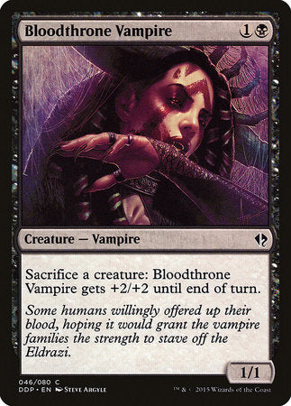 Bloodthrone Vampire [Duel Decks: Zendikar vs. Eldrazi] | Dumpster Cat Games