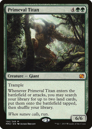 Primeval Titan [Modern Masters 2015] | Dumpster Cat Games