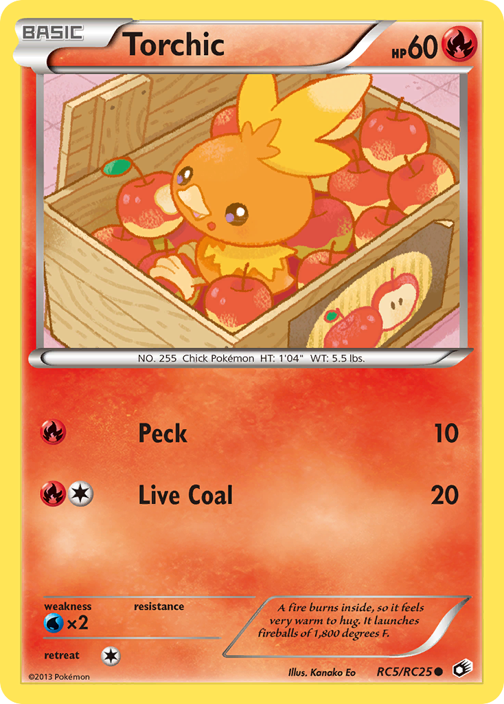 Torchic (RC5/RC25) [Black & White: Legendary Treasures] | Dumpster Cat Games