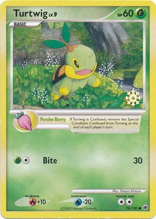 Turtwig (78/100) [Countdown Calendar Promos] | Dumpster Cat Games