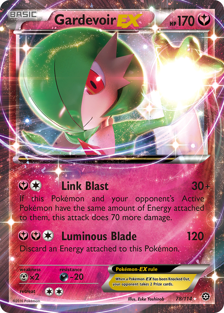 Gardevoir EX (78/114) [XY: Steam Siege] | Dumpster Cat Games