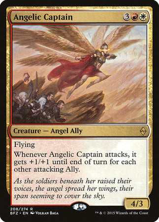 Angelic Captain [Battle for Zendikar] | Dumpster Cat Games