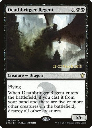 Deathbringer Regent [Dragons of Tarkir Promos] | Dumpster Cat Games